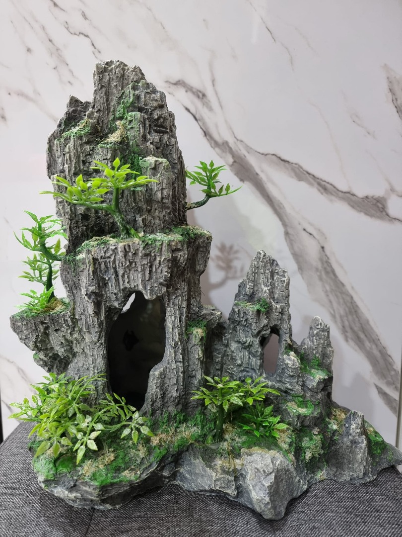Artificial Mountain Fish tank aquarium decoration and aquascaping