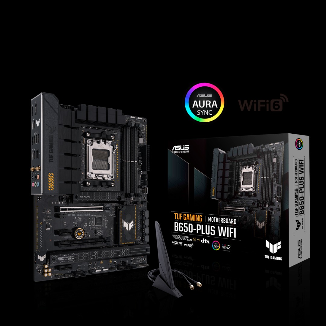 ASUS TUF GAMING B650-PLUS WIFI AM5 Motherboard (B650 Chipset ...