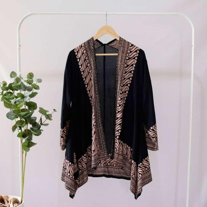 Cardigan batik 2024 wanita modern