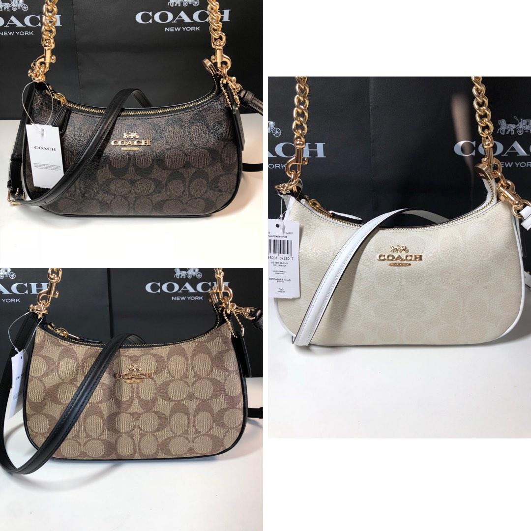 Authentic Coach Signature Sling Bag, Women's Fashion, Bags & Wallets,  Cross-body Bags on Carousell
