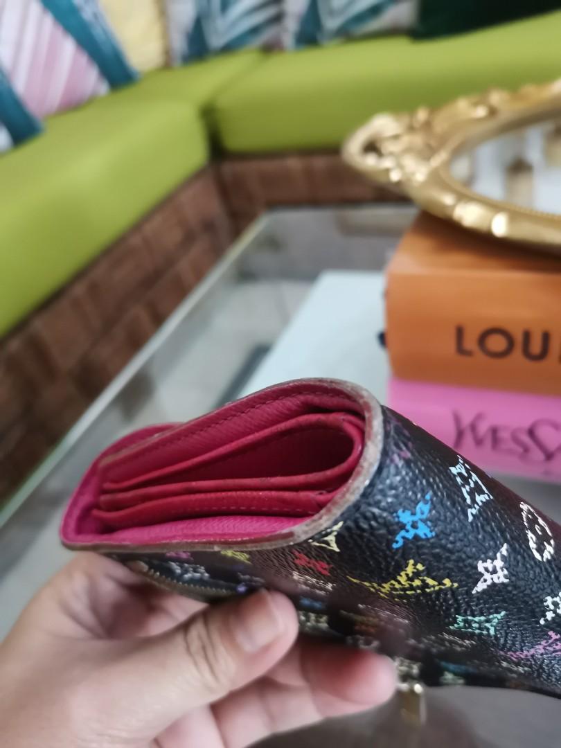Authentic LV multicolor small wallet (Category: Luxury Bags & Wallets) located in Paranaque City. Submitted by luxehuntsmla.bymari (Listing ID 1190827588, Image 2). Description: 👌100% guaranteed authentic 🙏Kindly scrutinize each photo provided for the condition of this item. - fixed gum lining on the fold part of this wallet. Slightly negotiable 👌.