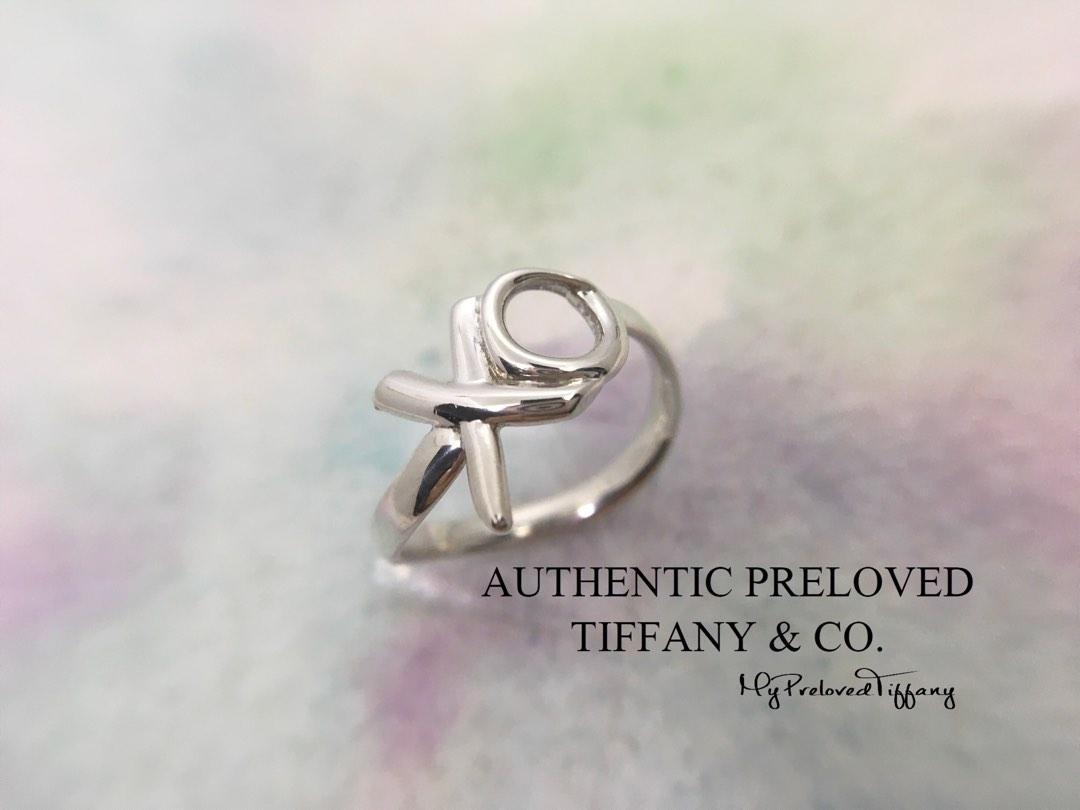 Authentic Tiffany Co. Paloma Picasso XO Kiss Hugs Wavy Silver
