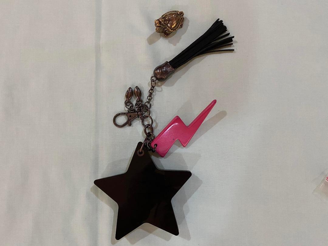 Authentic Tokidoki Bag Charm With Mirror (Category: Charms) located in Manila. Submitted by etcetera.mnl (Listing ID 1190843581, Image 2). Description: Material: Acrylic (thick) Flaw: missing rhinestones Front - 3.5 inches Height - 3 inches Selling low 600.