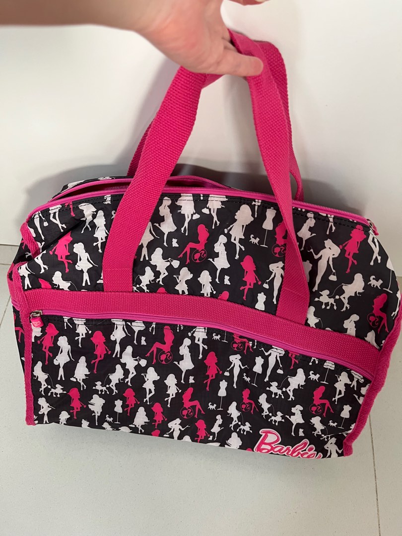 Barbie duffel, overnighter, carry all bags, Women's Fashion, Bags