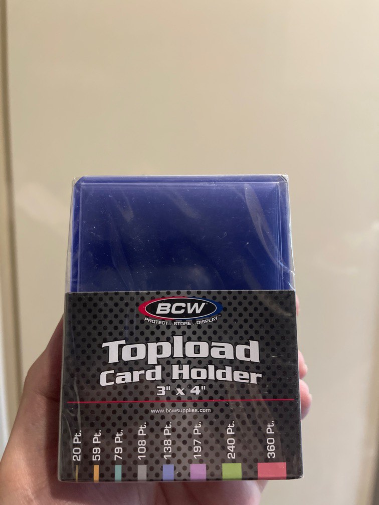 BCW Toploader (25pcs), Hobbies & Toys, Toys & Games on Carousell