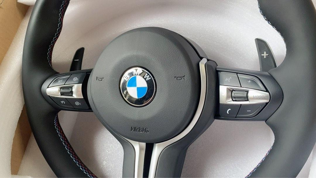 acceleration triathlon raft BMW new steering wheel！ M sport steering For （F10.F12.F01.5GT） 5 series / 6  series / 7 series / 5 GT warranty 3 month ！, Auto Accessories on Carousell