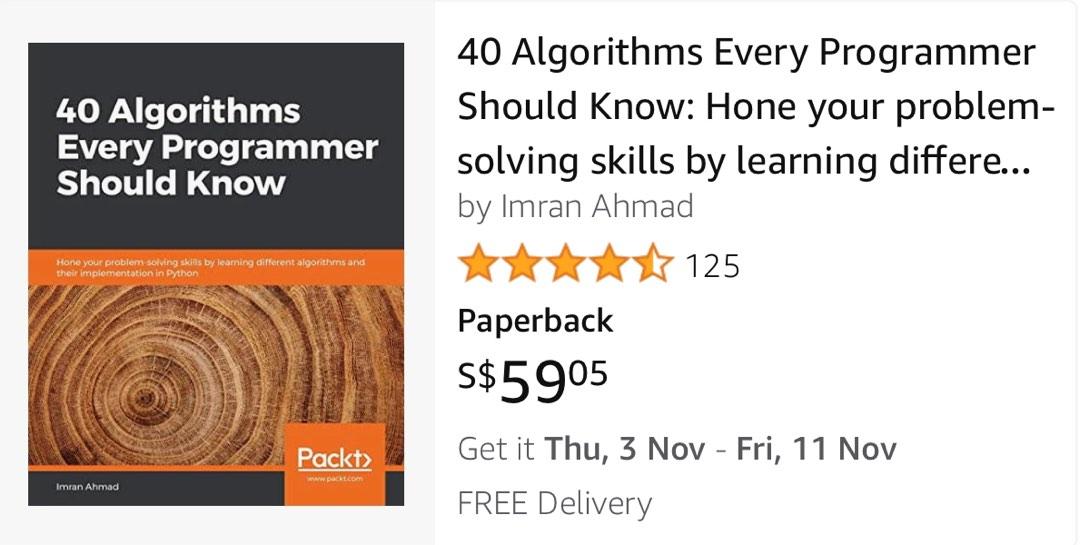 *RESERVED* 40 Algorithms Every Programmer should know, Hobbies & Toys ...