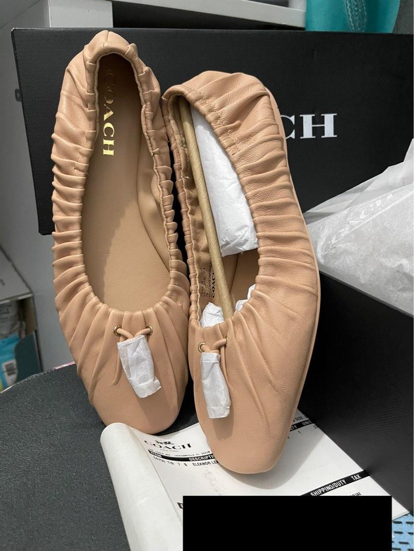 Brand new Authentic Coach Eleanor Flat size 7, Women's Fashion, Footwear,  Flats & Sandals on Carousell