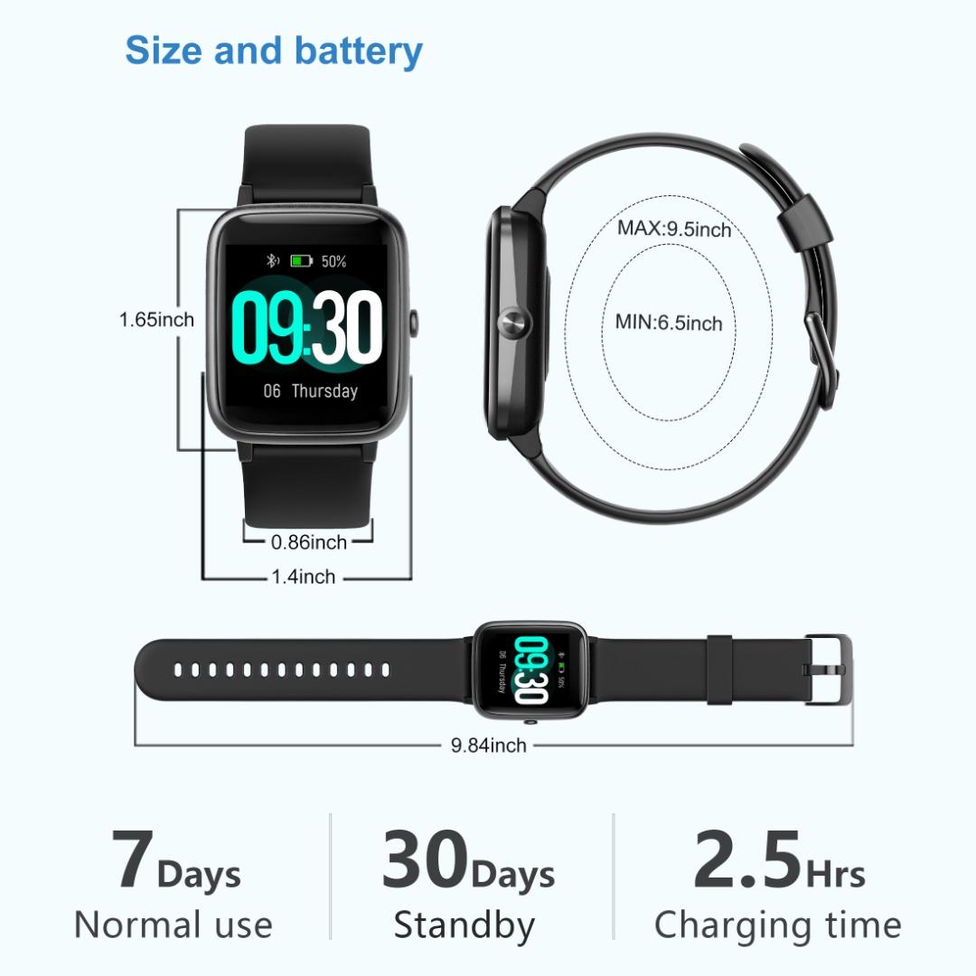 Willful SW021 Smart Watch For Android Samsung IPhone With, 58 OFF