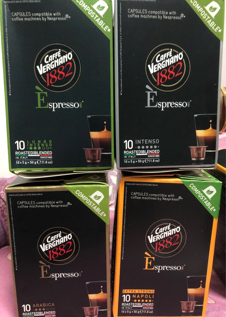 Caffe Vergnano Napoli Espresso Capsules 10-Count 