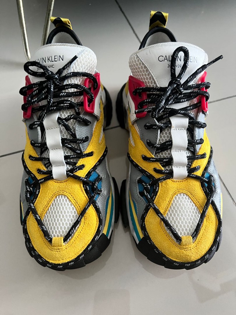 Calvin klein 205w39nyc yellow us 8 Men s Fashion Footwear
