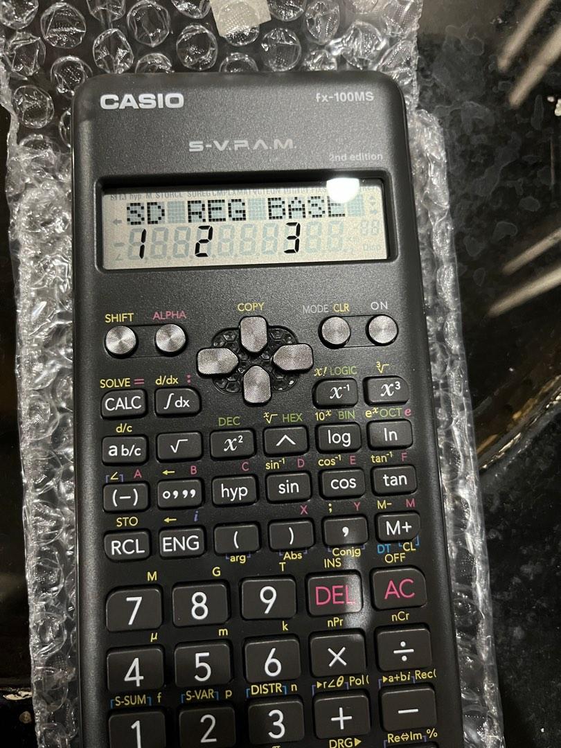 Scientific calculator 2025 ms 100