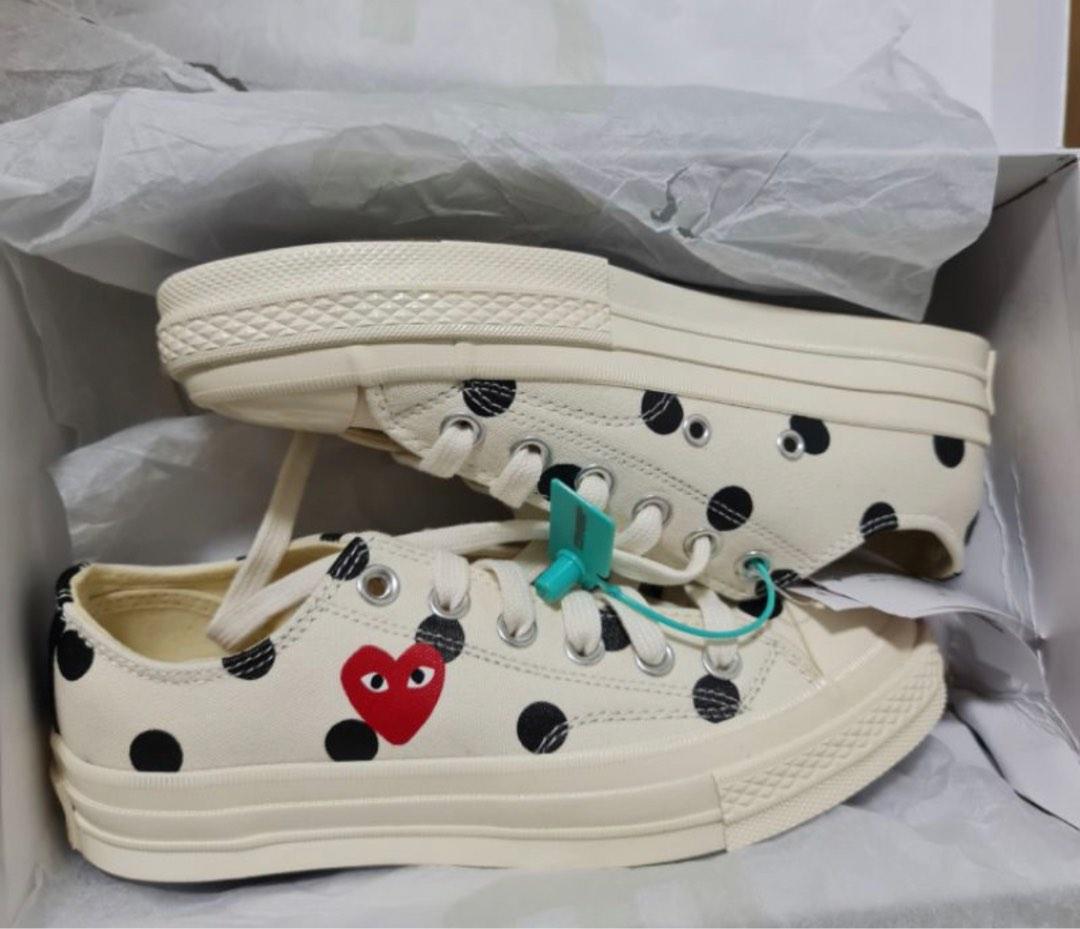 Cdg converse polka dot hotsell low