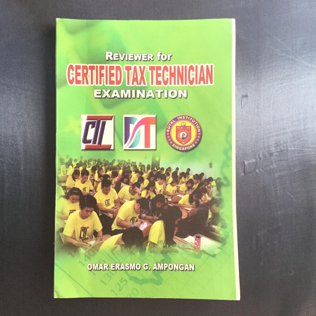 Certified Tax Technician Reviewer by Ampongan, Hobbies & Toys, Books