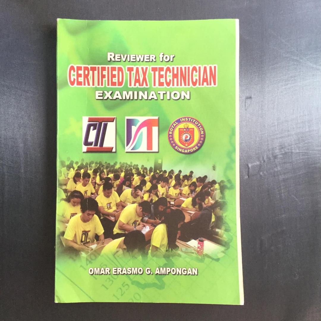 Certified Tax Technician Reviewer by Ampongan Hobbies Toys Books