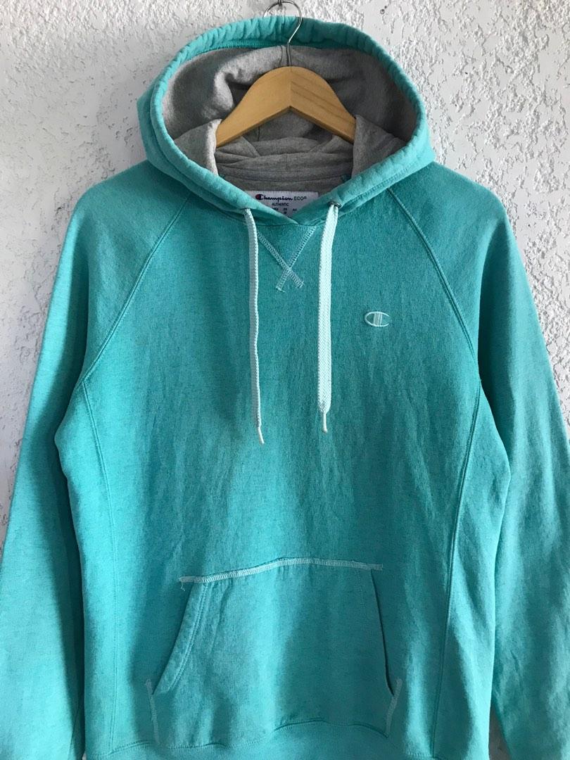 Cyan champion hoodie sale