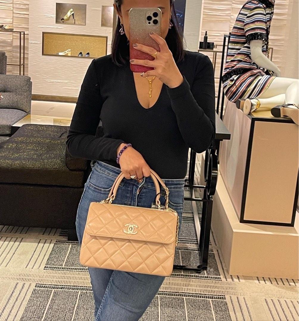 Chanel trendy cc beige hot sale