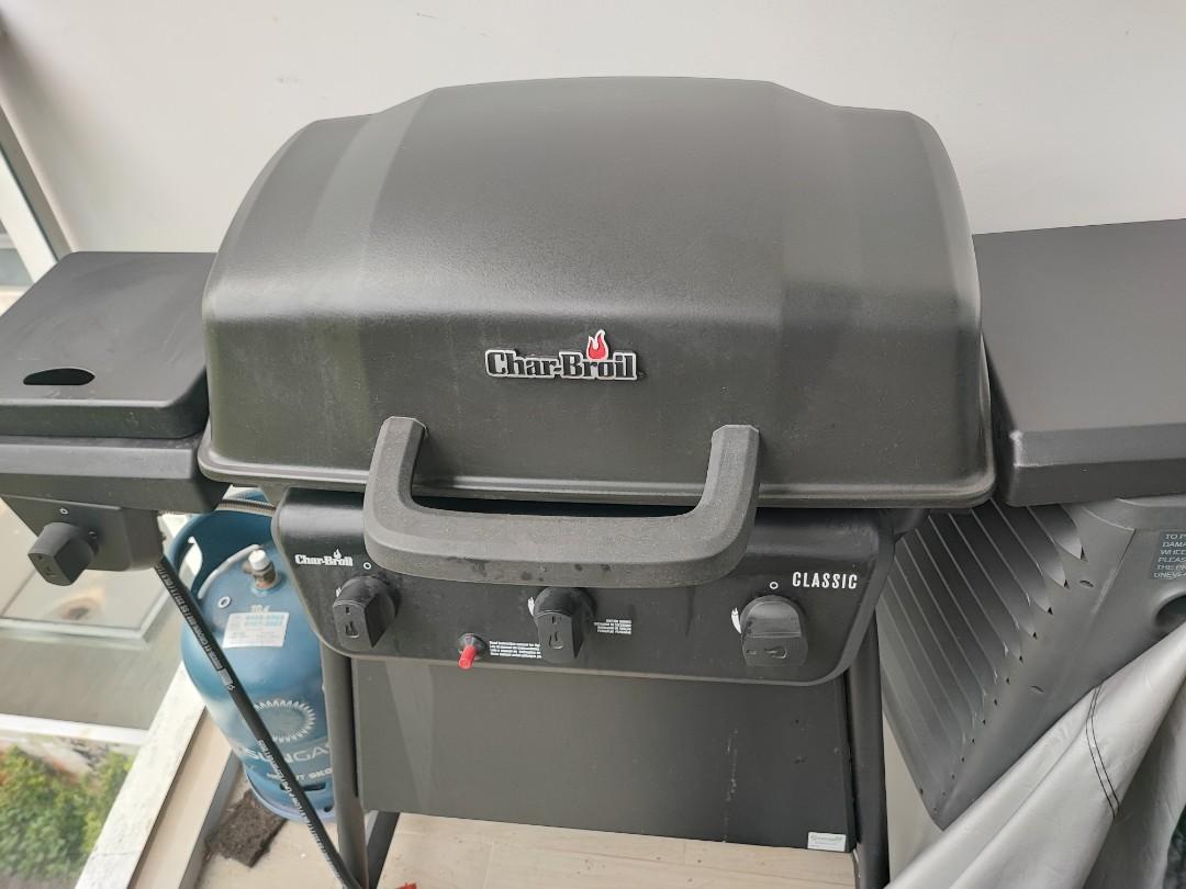 Char Broil Classic 3 Burner Gas BBQ Grill TV Home Appliances