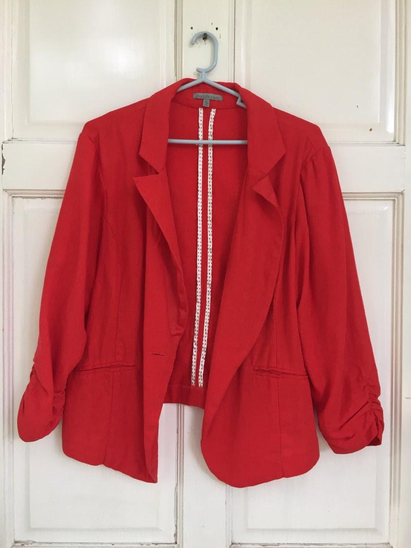 charlotte russe red jacket
