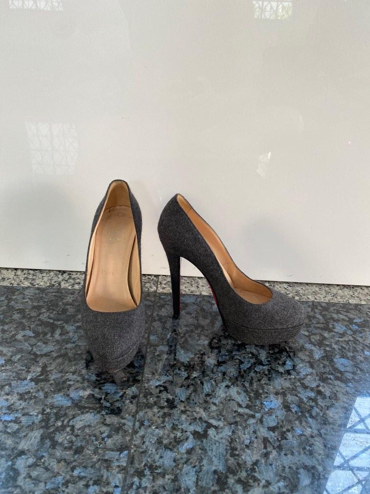 Christian Louboutin Grey Heels EU36 Women s Fashion Footwear