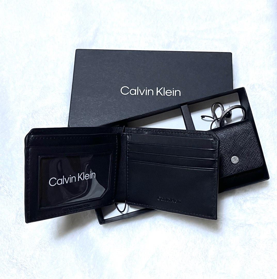 Saffiano Leather Bifold Wallet + Airpods Case Gift Set | Calvin Klein