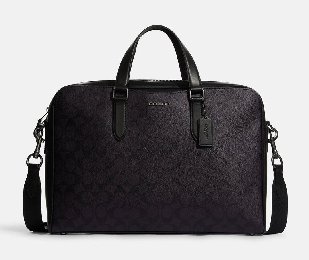 Coach computer bag, Luxury, Bags & Wallets on Carousell