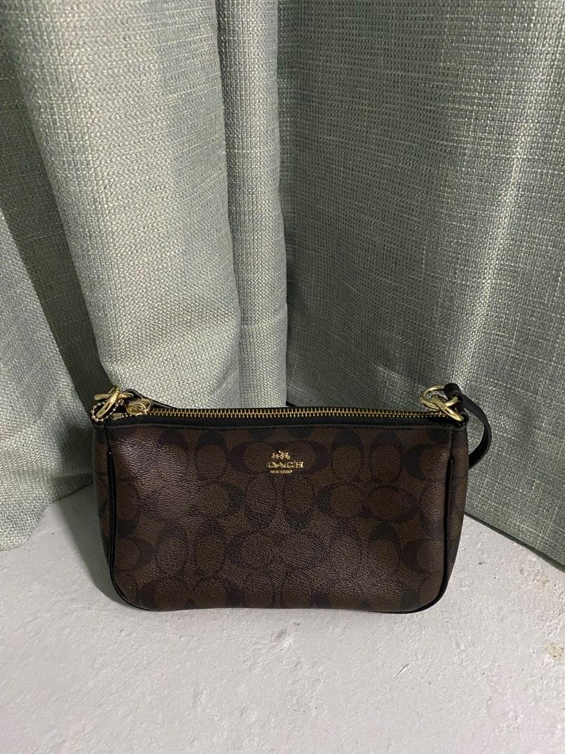 Coach monogram on sale shoulder bag