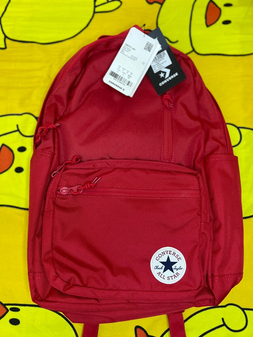 operatør Turist Overvind Converse Backpack Red, Men's Fashion, Bags, Backpacks on Carousell