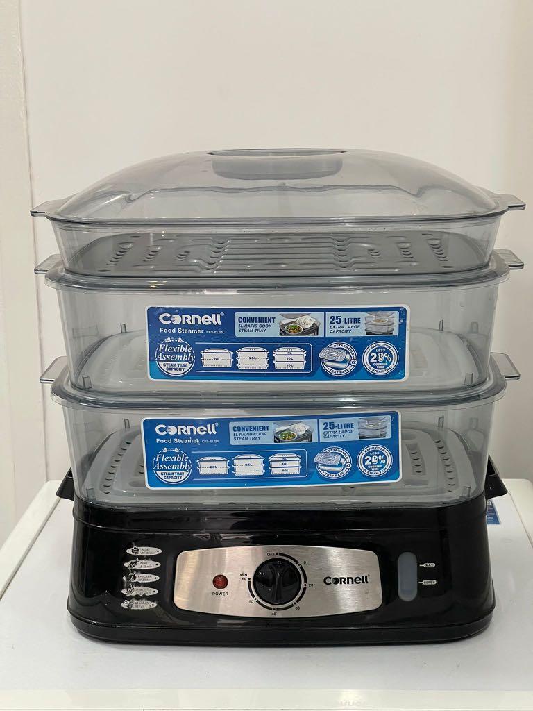 Cornell CFSEL20L 3 Tier Electric Food Steamer (25L), TV & Home