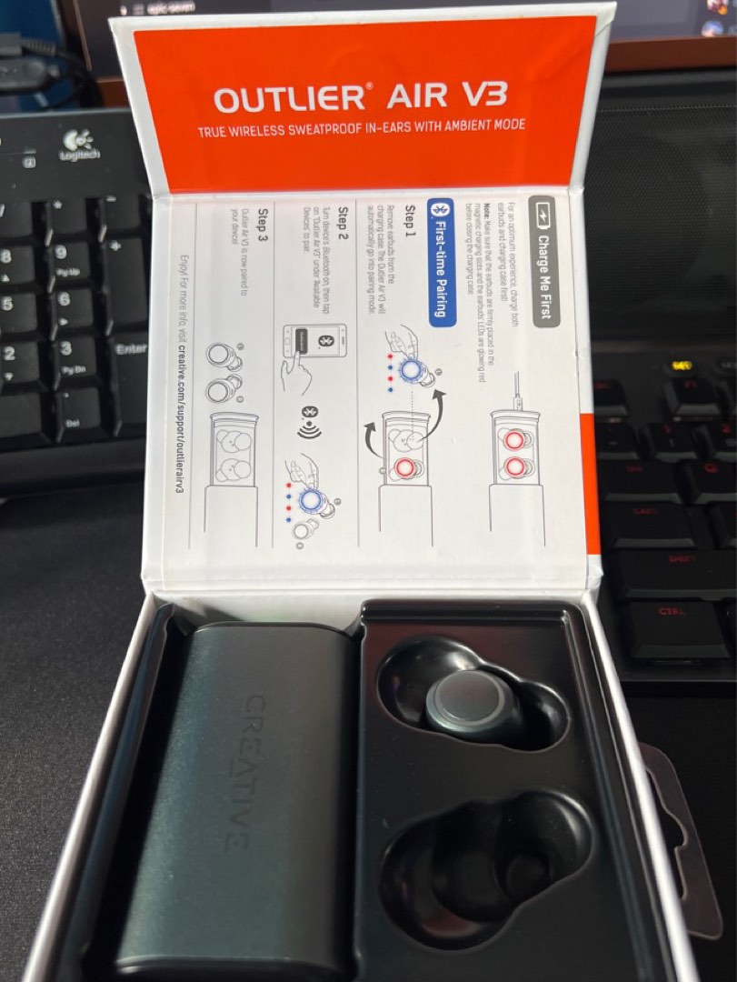 Creative discount earbuds pairing