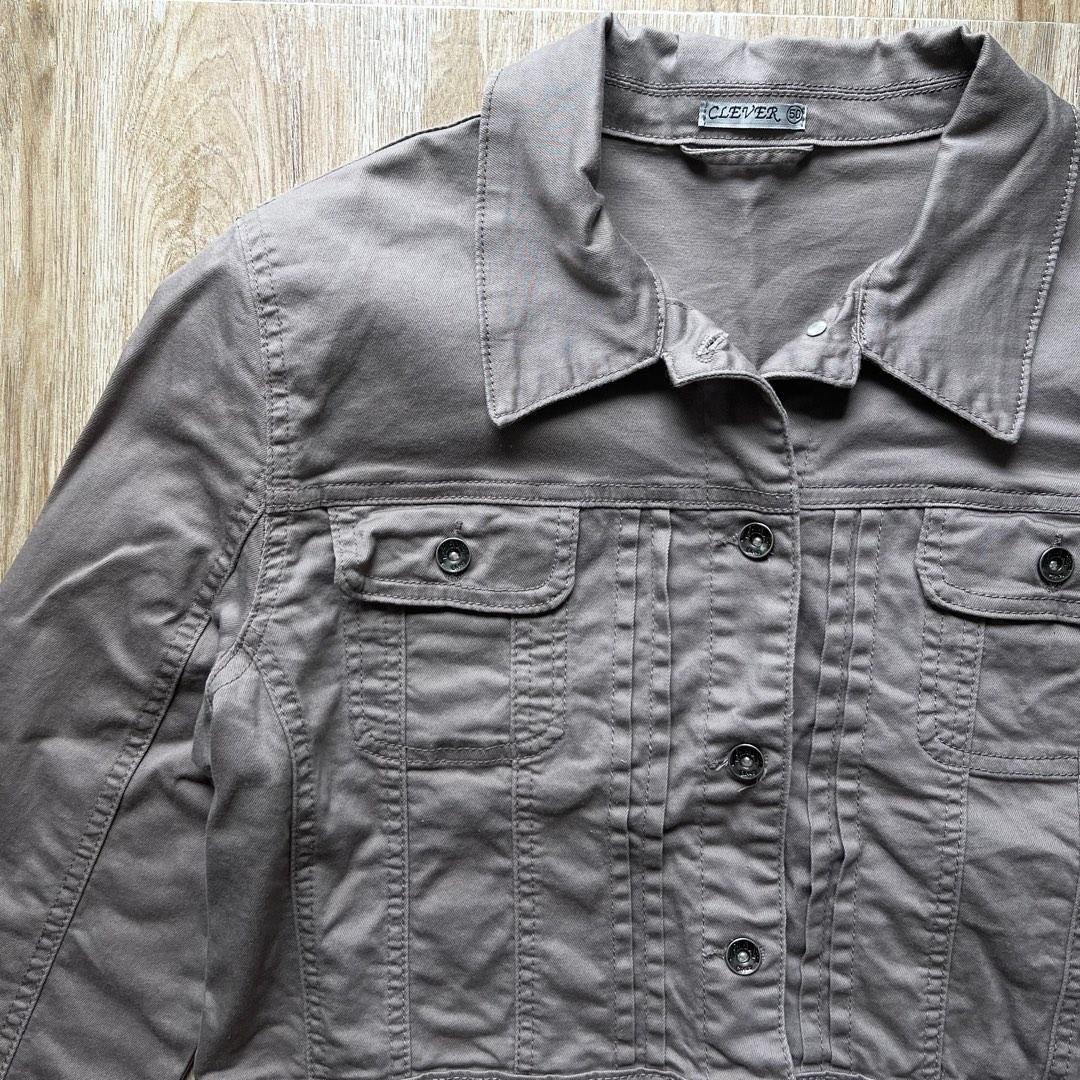 cropped denim jacket women