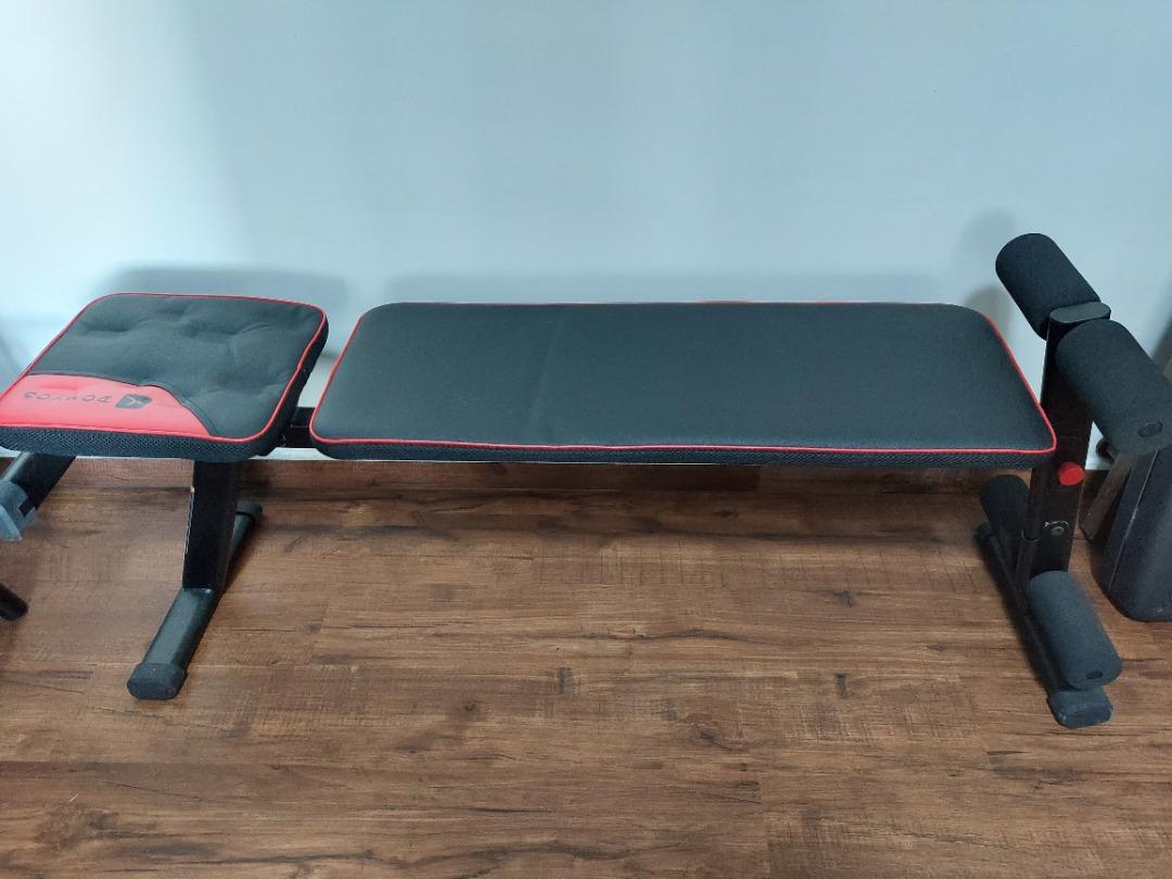 Decathlon Domyos Bench, Sports Equipment, Exercise & Fitness, Weights ...