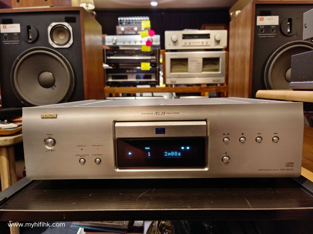 Denon DCD-1650AE SACD player (100v), 音響器材, 音樂播放裝置