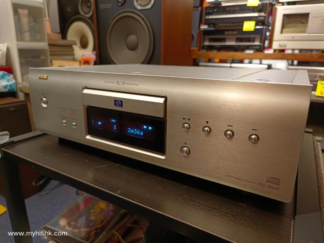 Denon DCD-1650AE SACD player (100v), 音響器材, 音樂播放裝置MP3及CD