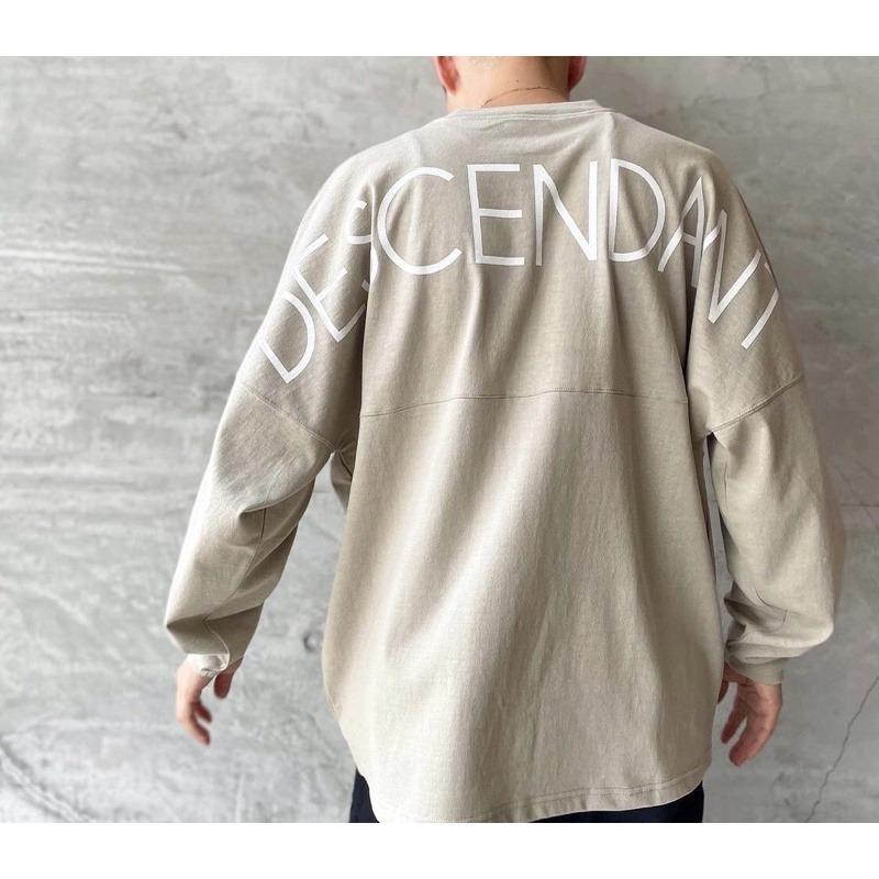 Descendant DCDT 21AW Cetus Jersey LS Grey Tee Shirt Jacket Coat L