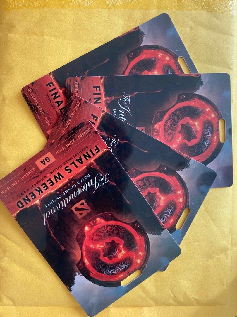 Dota 2 TI finals tickets, Tickets & Vouchers, Event Tickets on Carousell