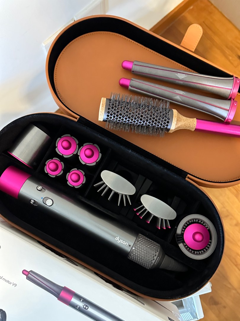 Dyson Airwrap Complete Full Set + Extra Attachments + Travel Pouch