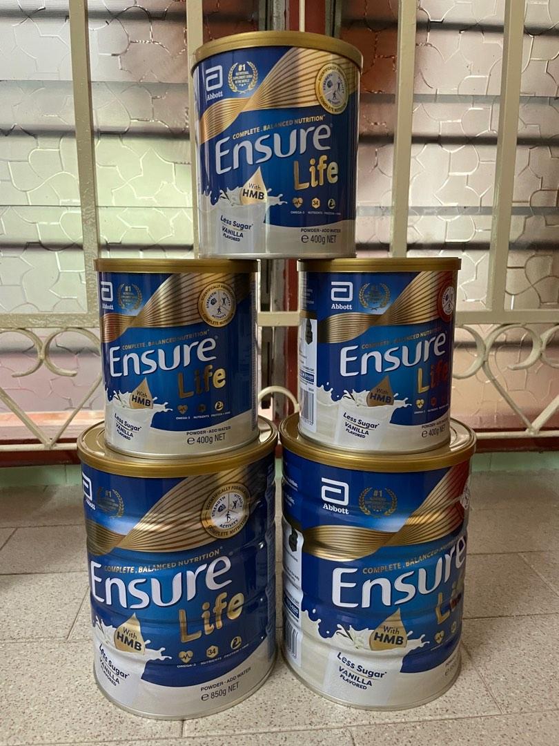 Ensure Life milk powder ( LESS SUGAR) Vanilla, Health & Nutrition