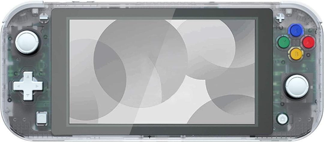 eXtremeRate Transparent Clear DIY Replacement Shell for Nintendo