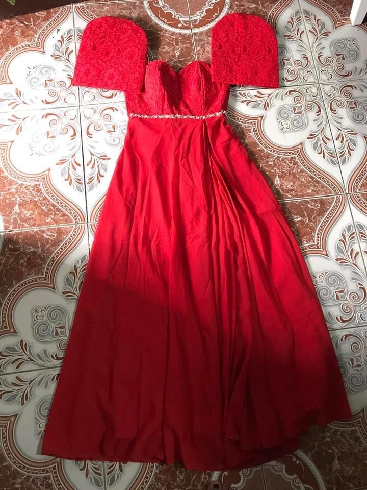 Filipiniana Tube Style w/ slit, Women's Fashion, Dresses & Sets ...