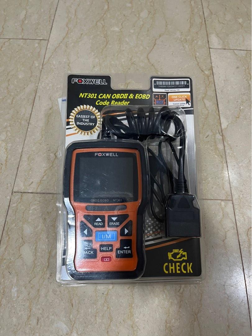 Foxwell NT301 OBD II Professional Code Reader, Car Accessories