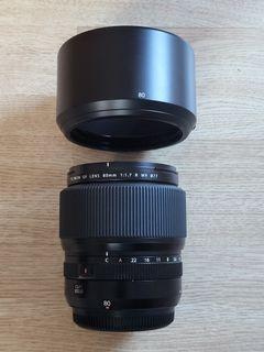 FUJIFILM FUJINON GF 80mm F1.7 WR Lens for Fuji  GFX Medium Format Camera