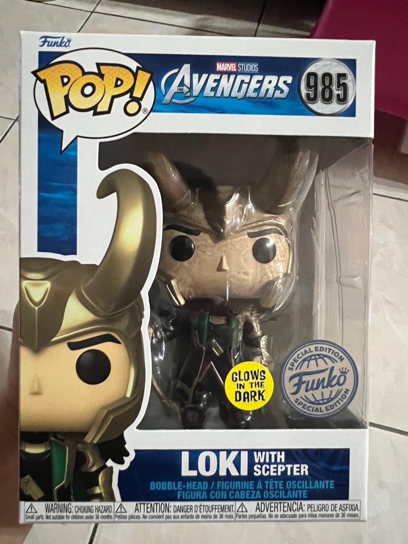 Funko POP! Loki with Scepter Marvel Avengers #985 [Glow in the Dark En