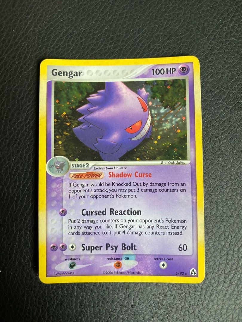 Gengar holo ex legend maker vintage pokemon card tcg, Hobbies & Toys, Toys  & Games on Carousell