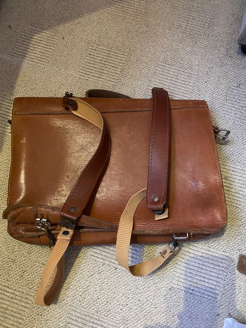 German Leather Vintage Backpack