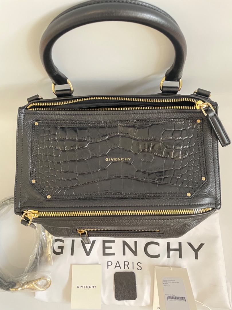 Givenchy pandora croc embossed new arrivals