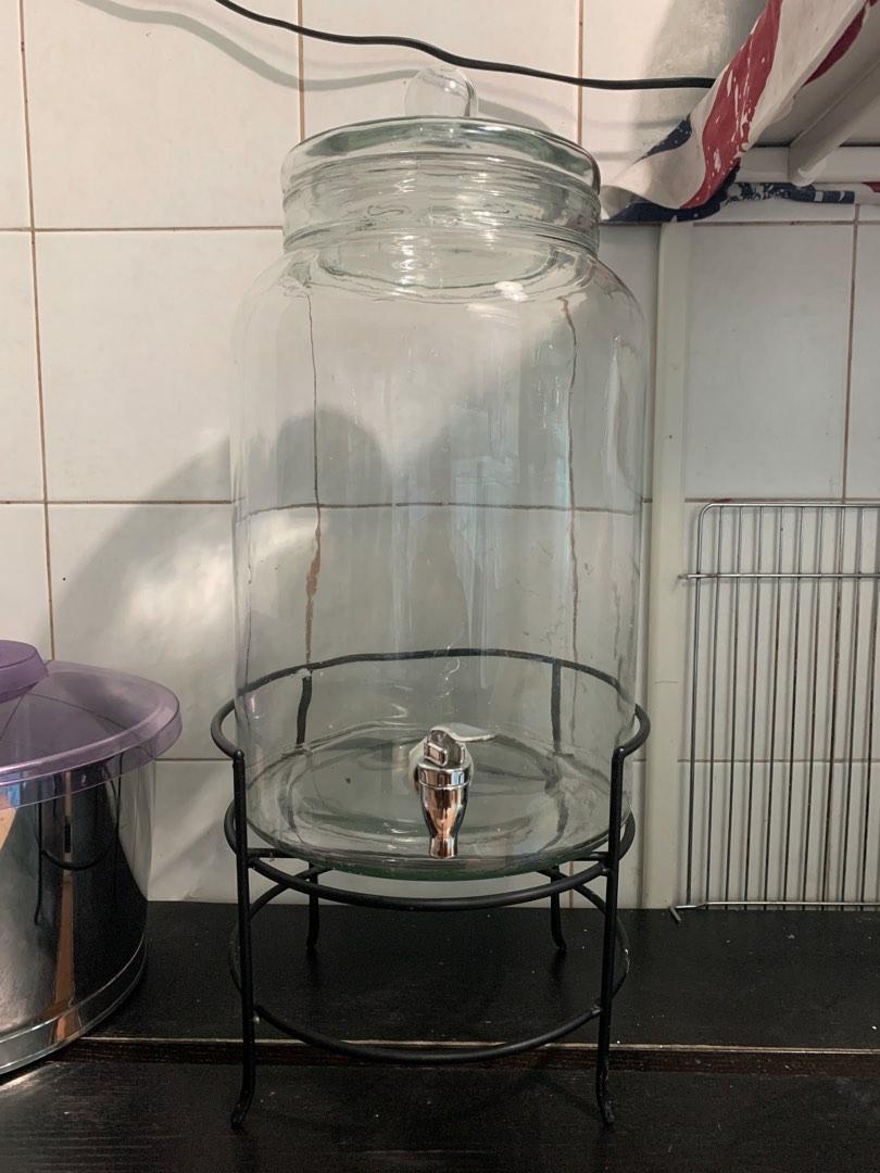 Glass water dispenser Ikea, Furniture & Home Living, Kitchenware