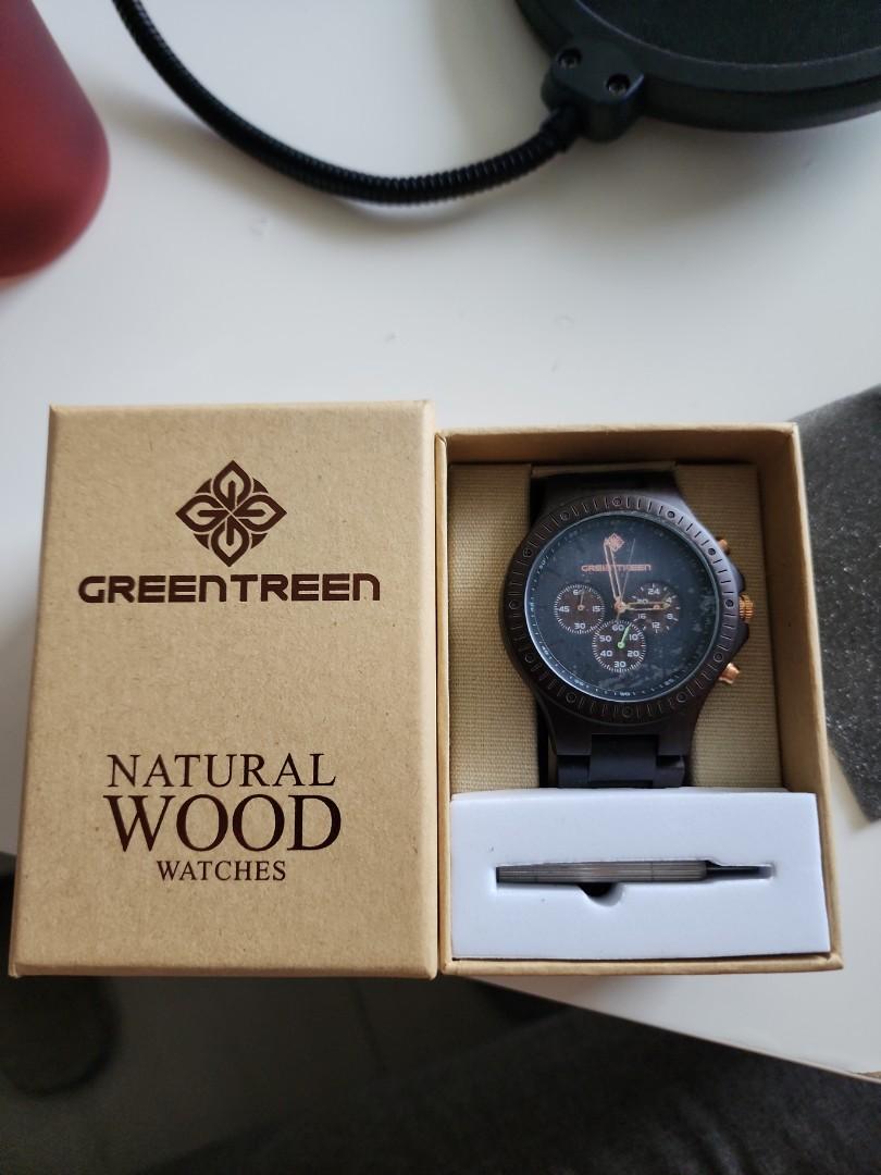 GREENTREEN NATURAL WOOD WATCH