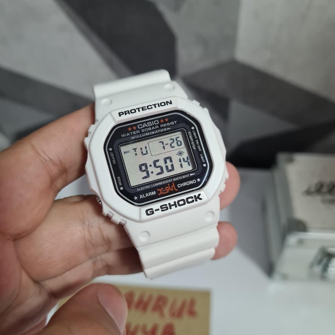 Gshock Dw5600 collab X Girl, Men's Fashion, Watches & Accessories