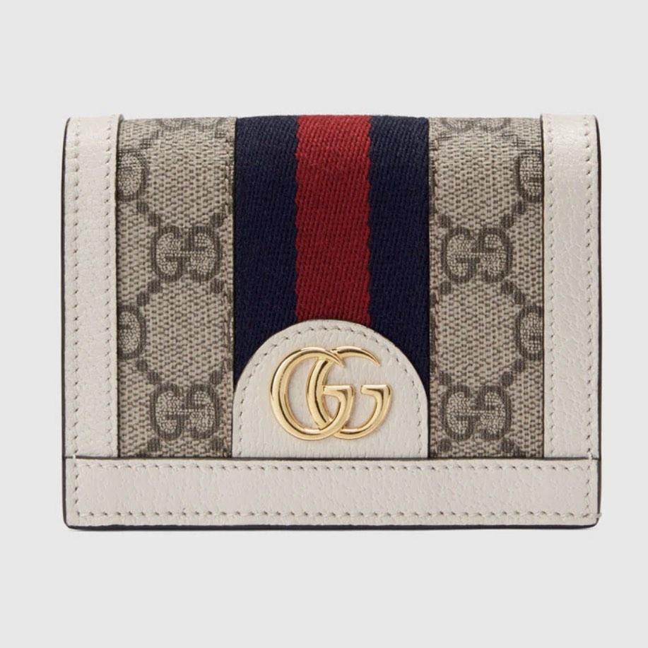 Gucci ophidia card wallet - white, Women's Fashion, Bags & Wallets ...